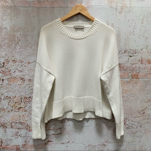 Everlane Sweaters - Everlane White Cotton Sweater
